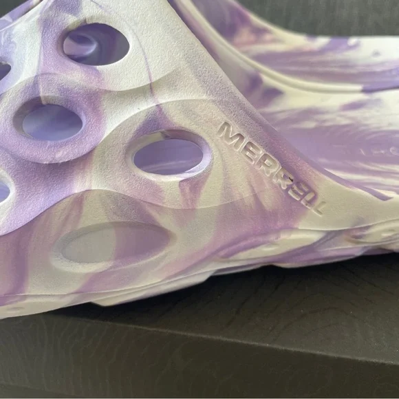 Merrell Hydro Moc Sliders Size UK 12 Lilac Slippers Sandals - Picture 4 of 8